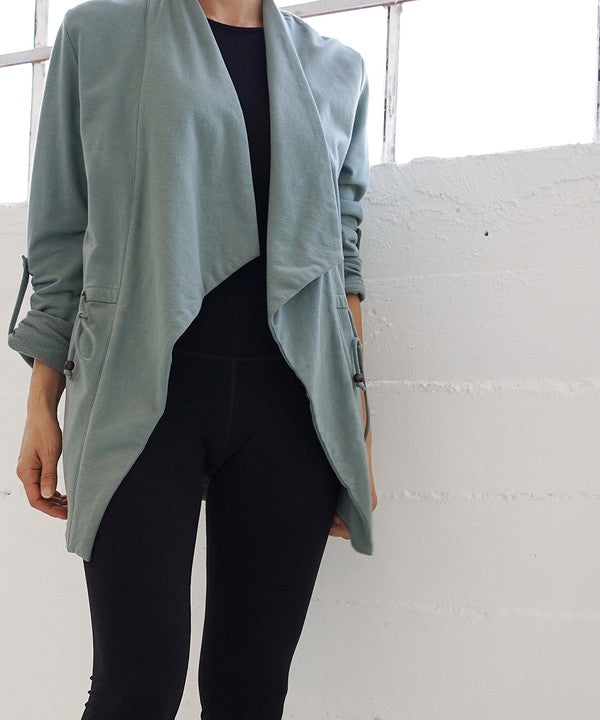 Organic Hemp Open Front Jacket