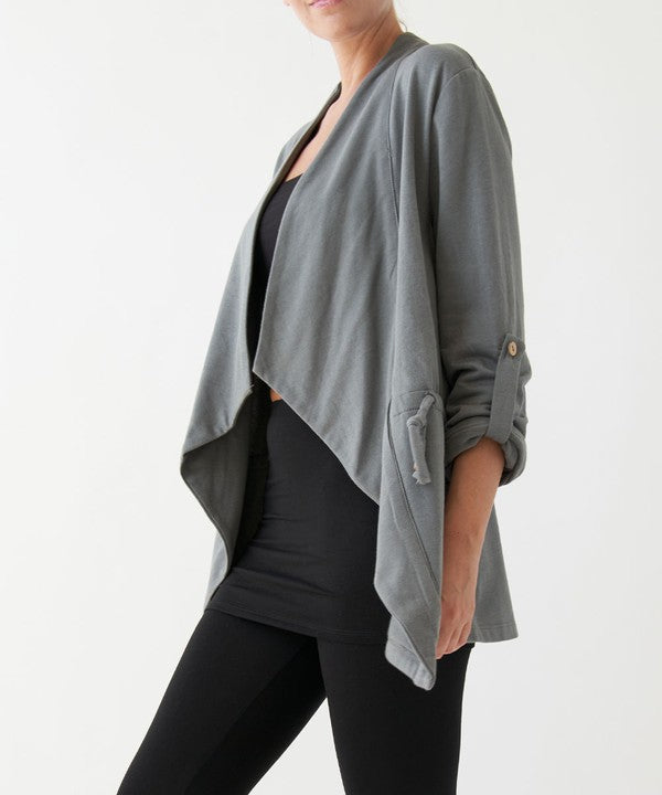 Organic Hemp Open Front Jacket