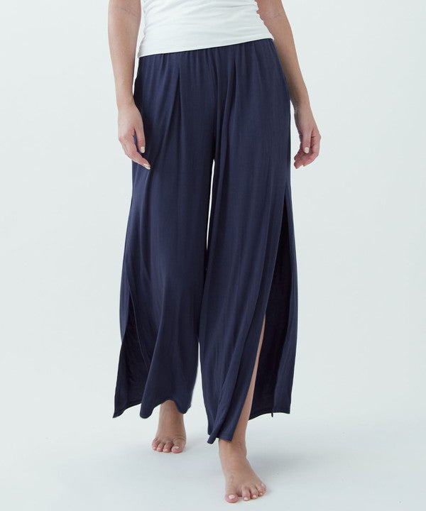 Bamboo Slit Flow Pants