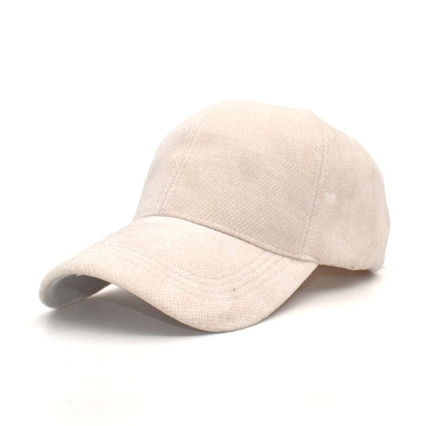 Cotton Velour Ball Cap