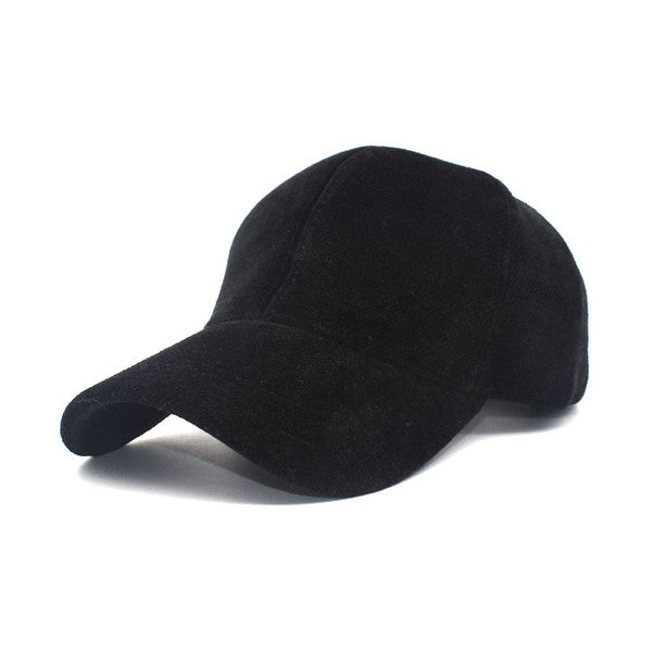 Cotton Velour Ball Cap