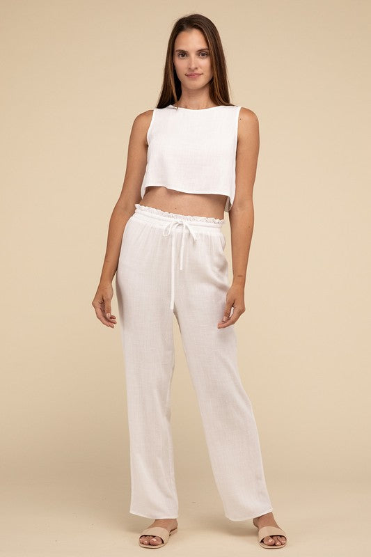 Flowy Top and Pants Set