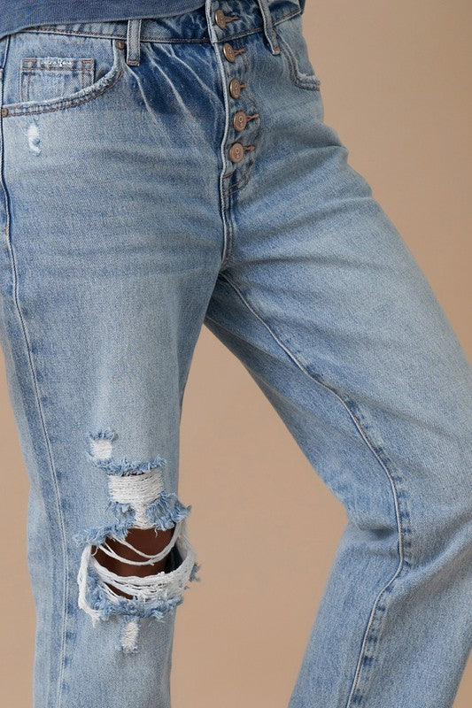 Cotton Boyfriend Jeans