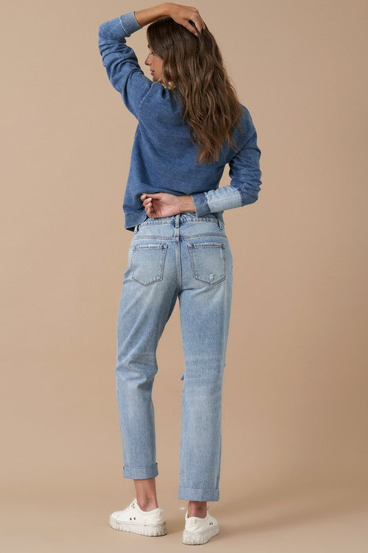 Cotton Boyfriend Jeans