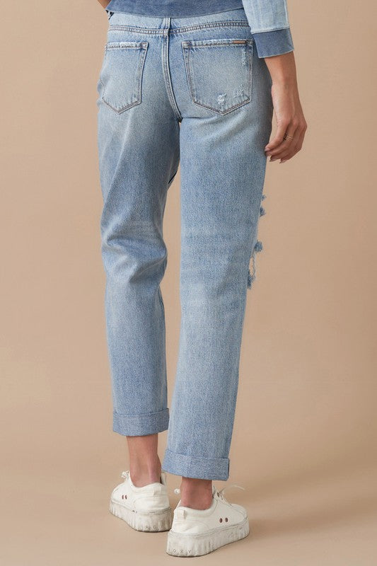 Cotton Boyfriend Jeans