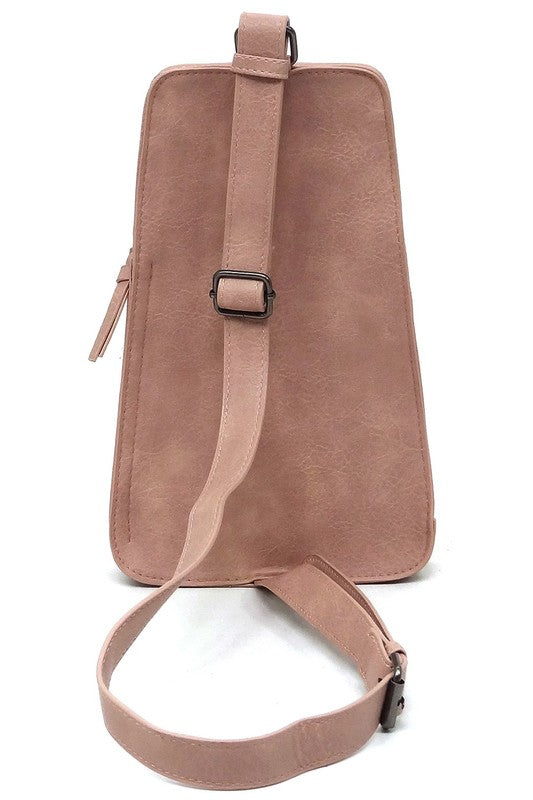 Vegan Leather Sling Bag