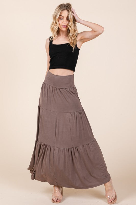 Boho Ruffle Skirt