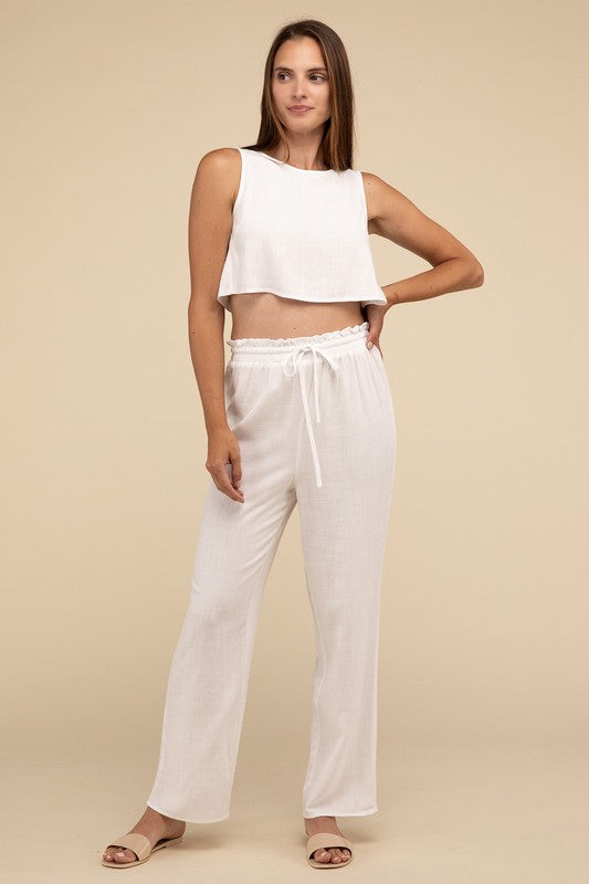 Flowy Top and Pants Set