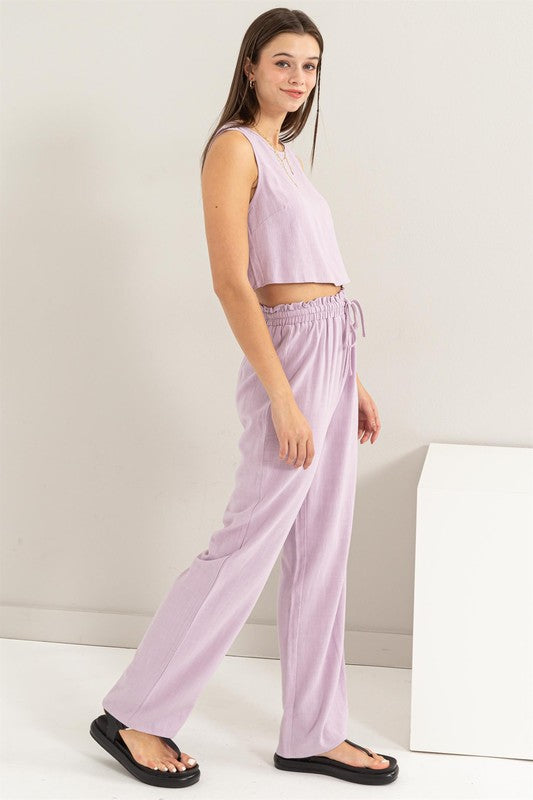 Flowy Top and Pants Set