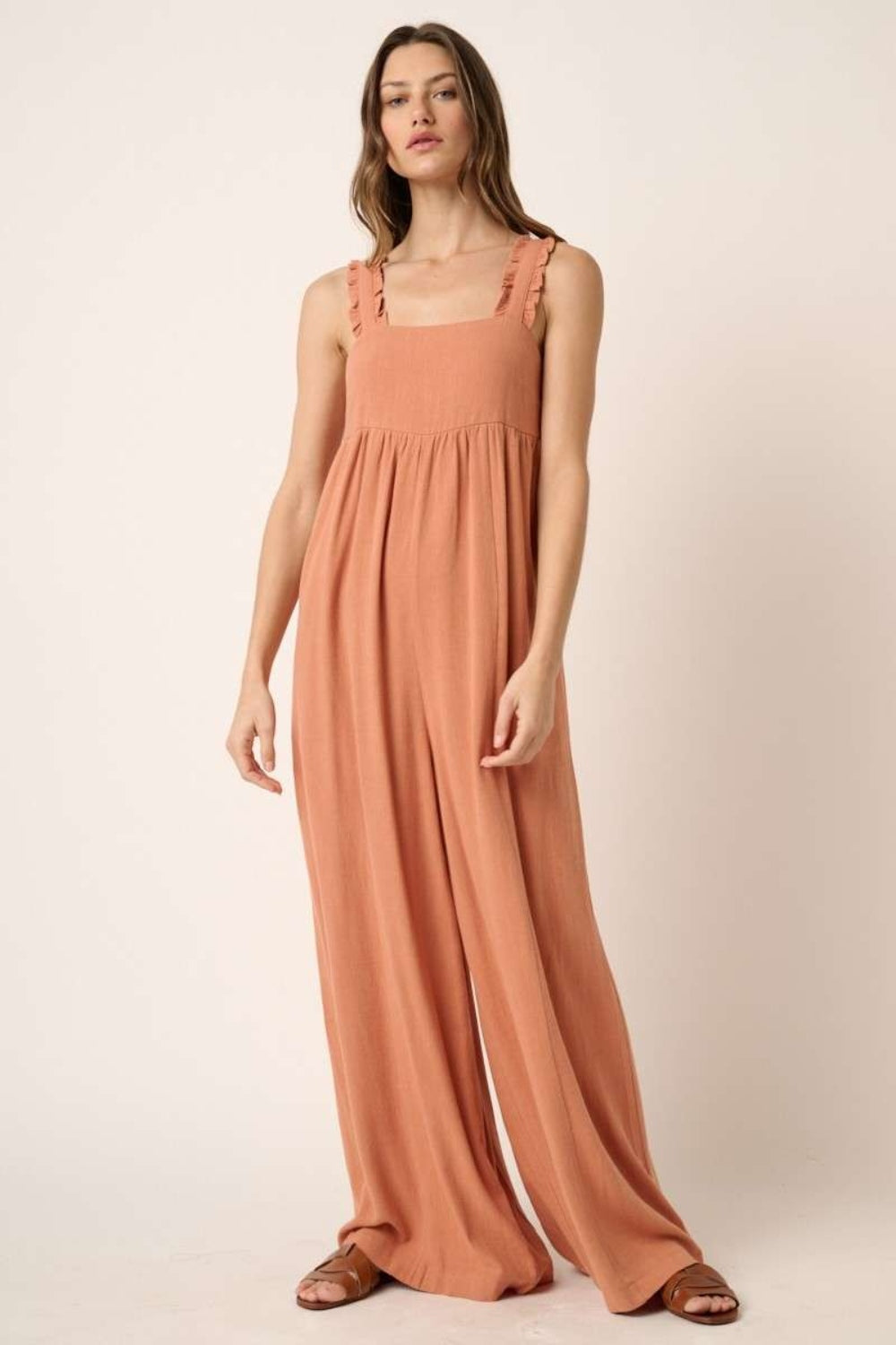 Viscose Linen Boho Jumpsuit