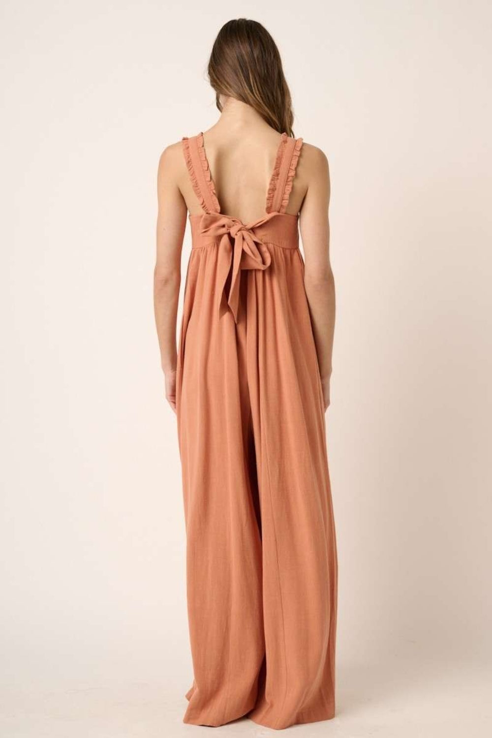 Viscose Linen Boho Jumpsuit