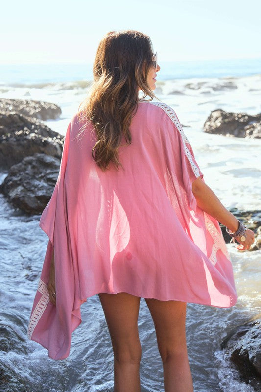 Dusty Short Sleeve Kimono