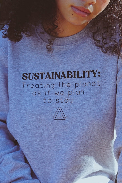 Sustainability Sweater Organic Cotton