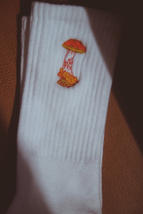 Rocket Fuel - Embroidered Cotton Socks