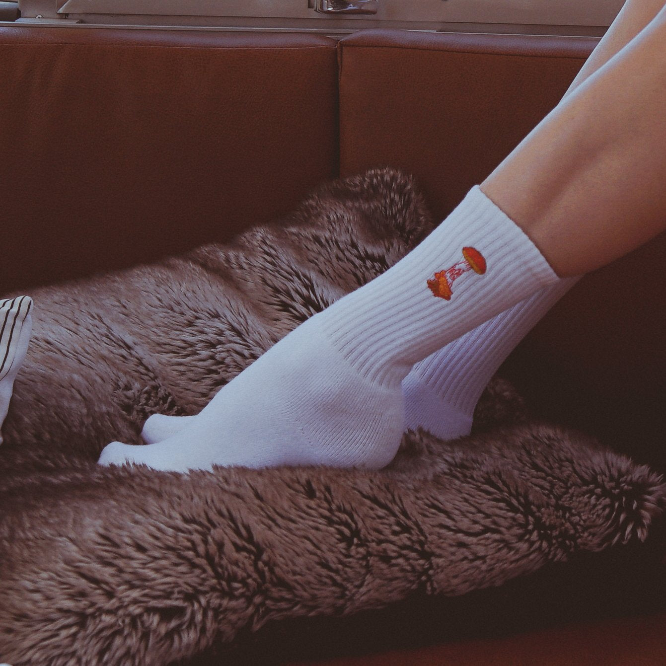 Rocket Fuel - Embroidered Cotton Socks