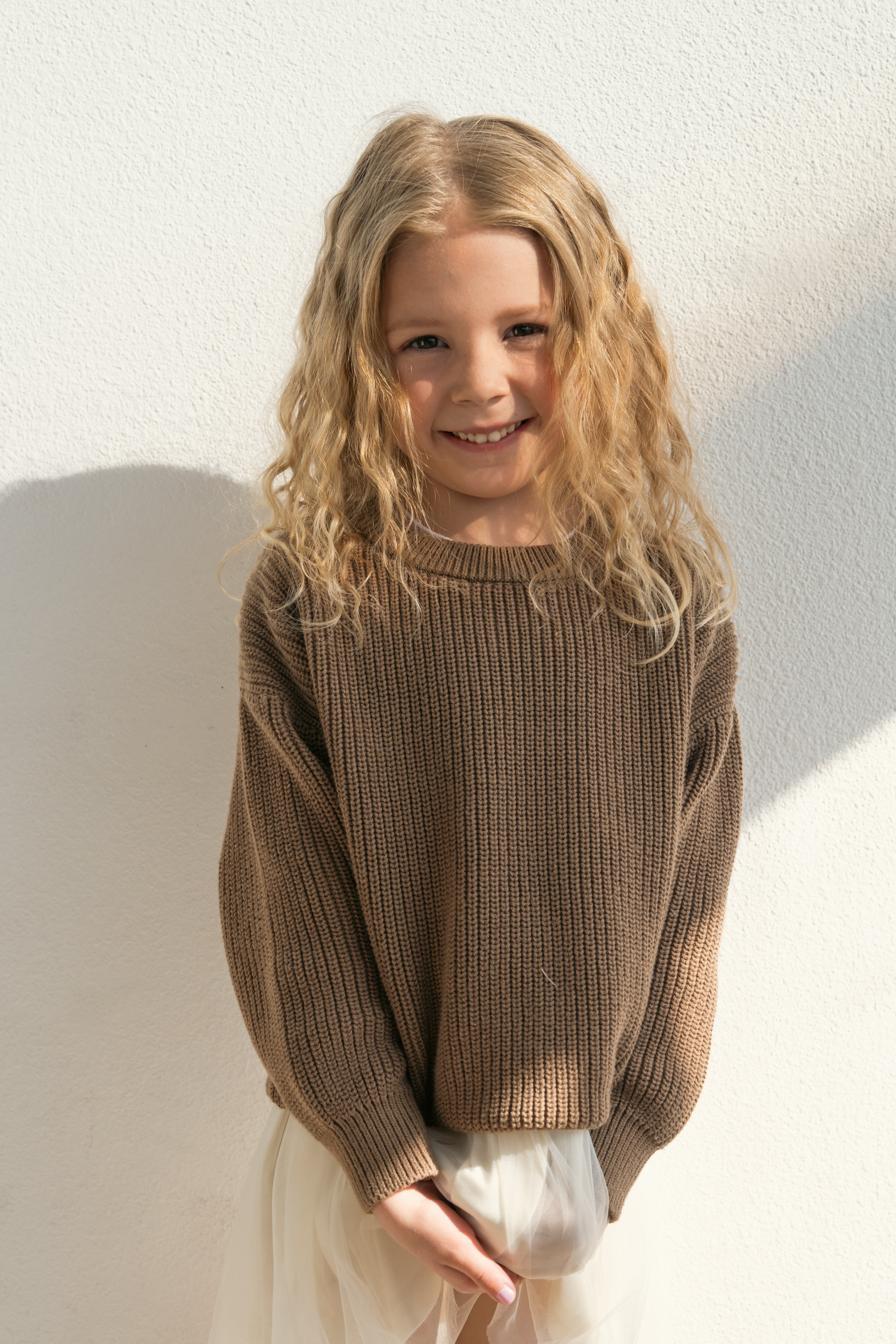 Cosy Crew - Kids’ Cotton Round Neck Long Sleeve Sweater