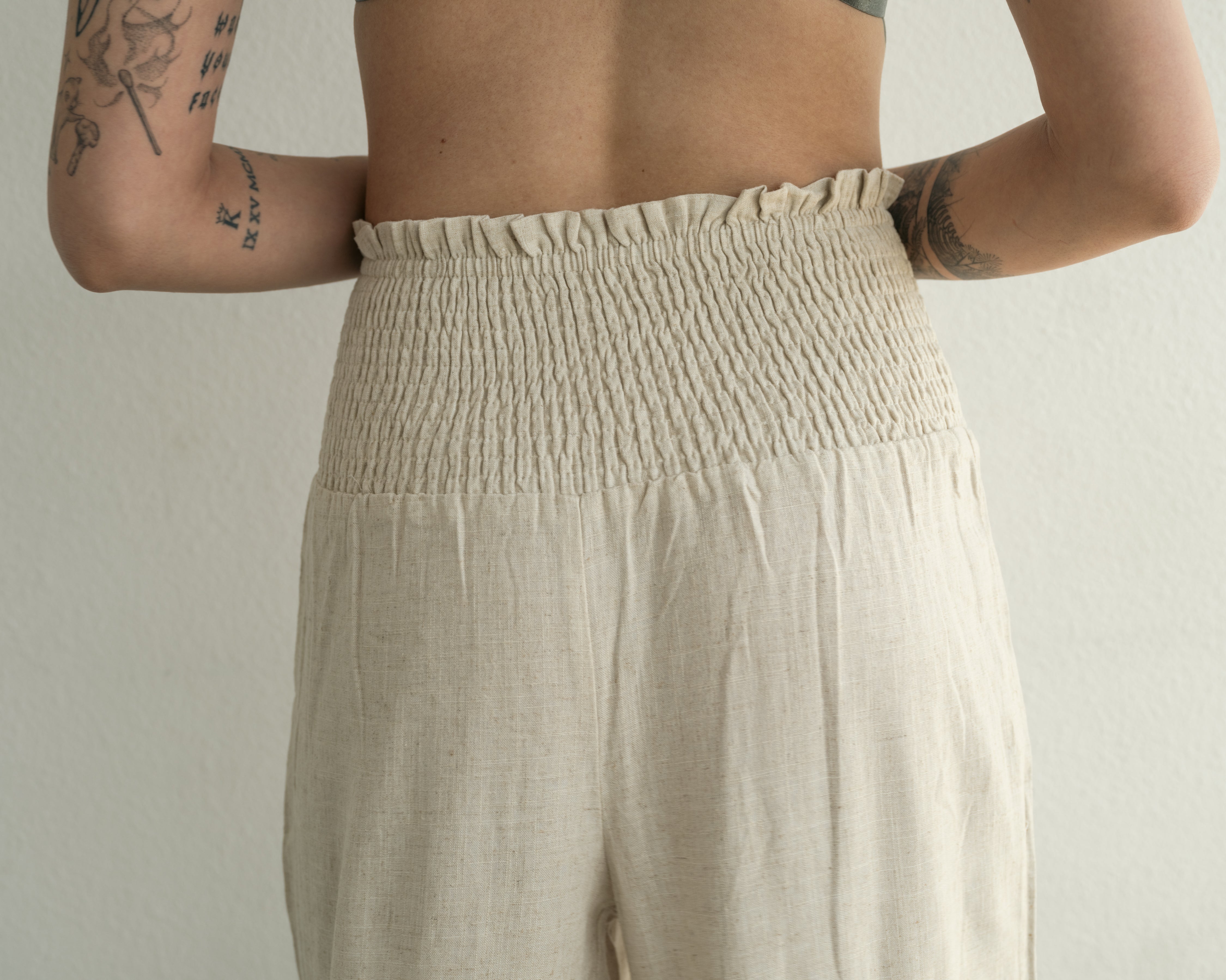 Smocked Waist Joggers