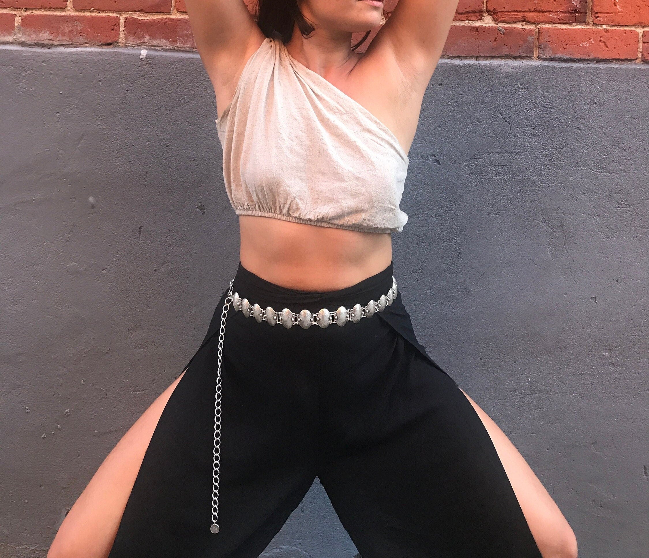 Black Organic Yoga Boho Pants