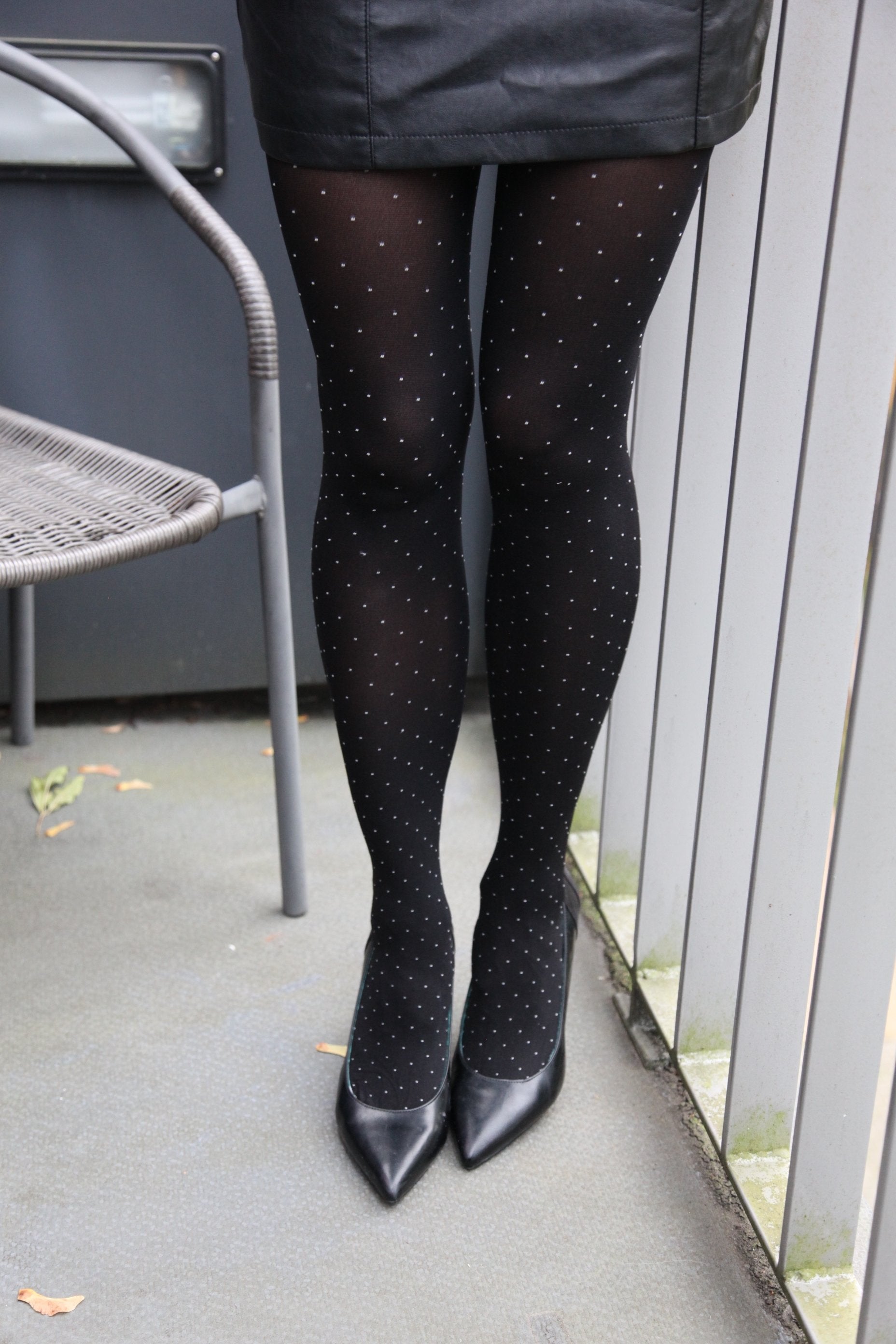 Recycled Polka Dot Tights