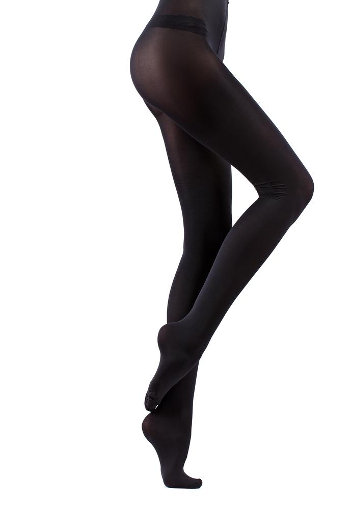 Recycled Women's Tights - Solid Black