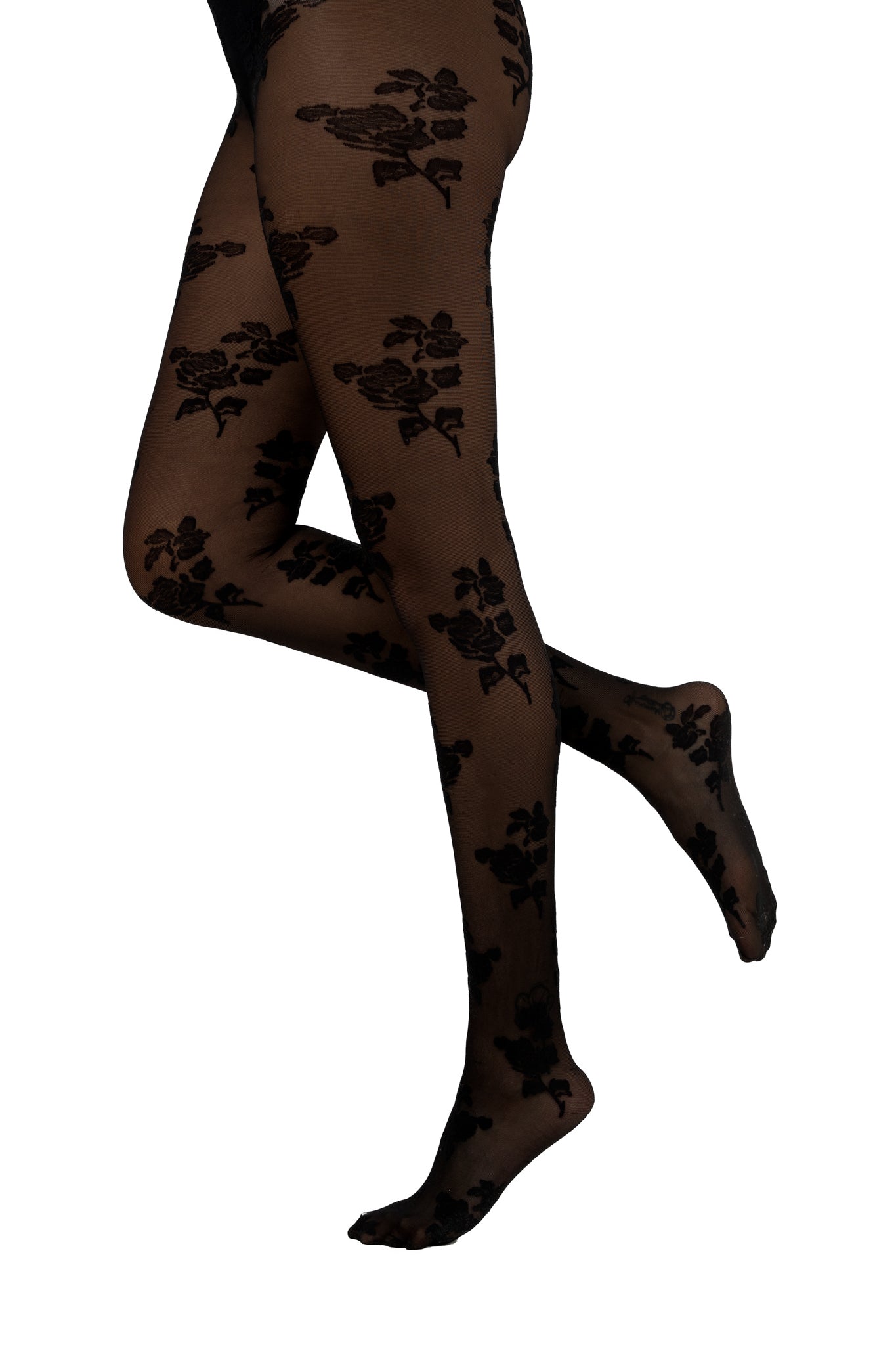 Recycled Floral Patterned Tights