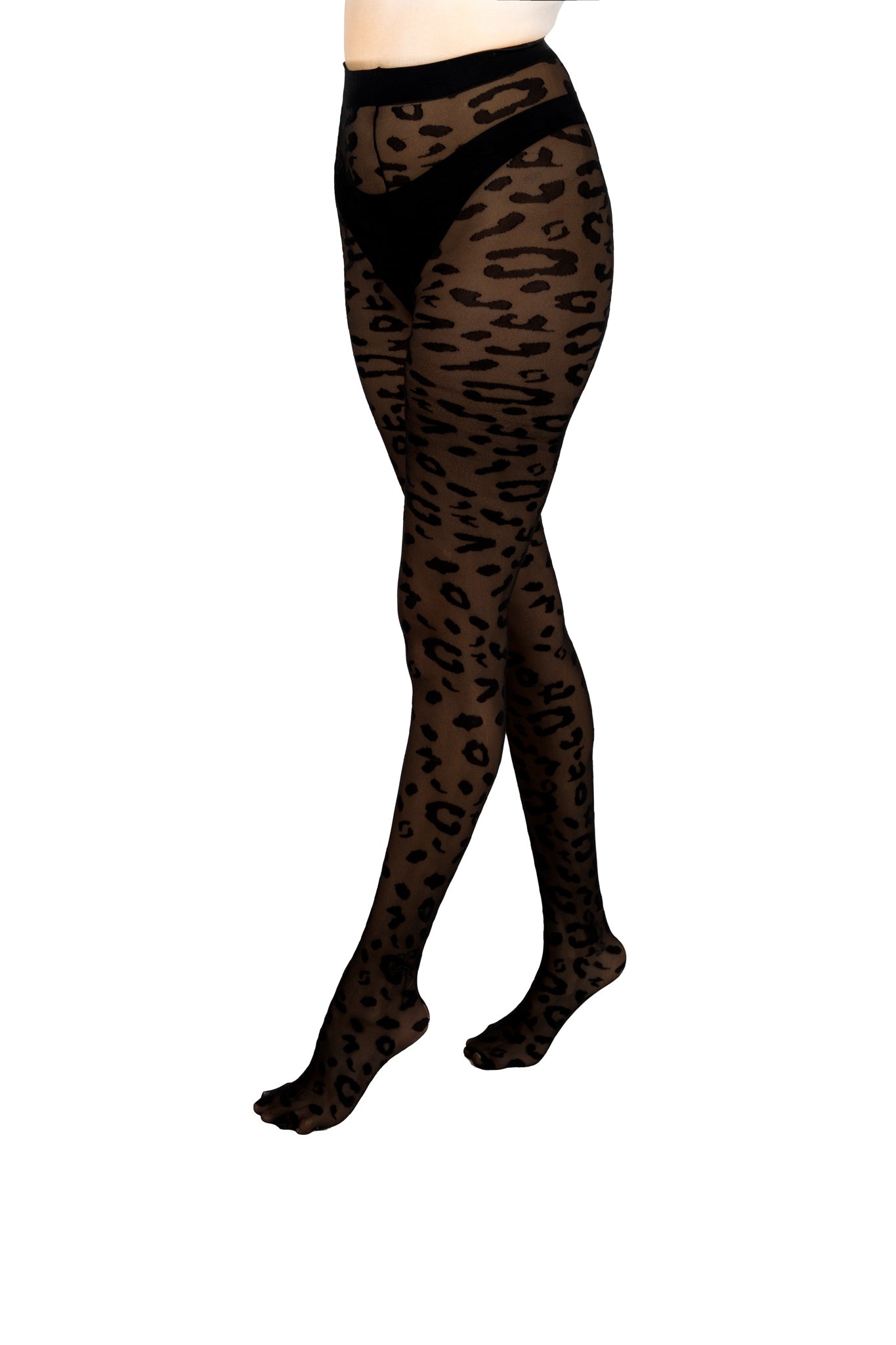 Recycled Cheetah Patterned Tights