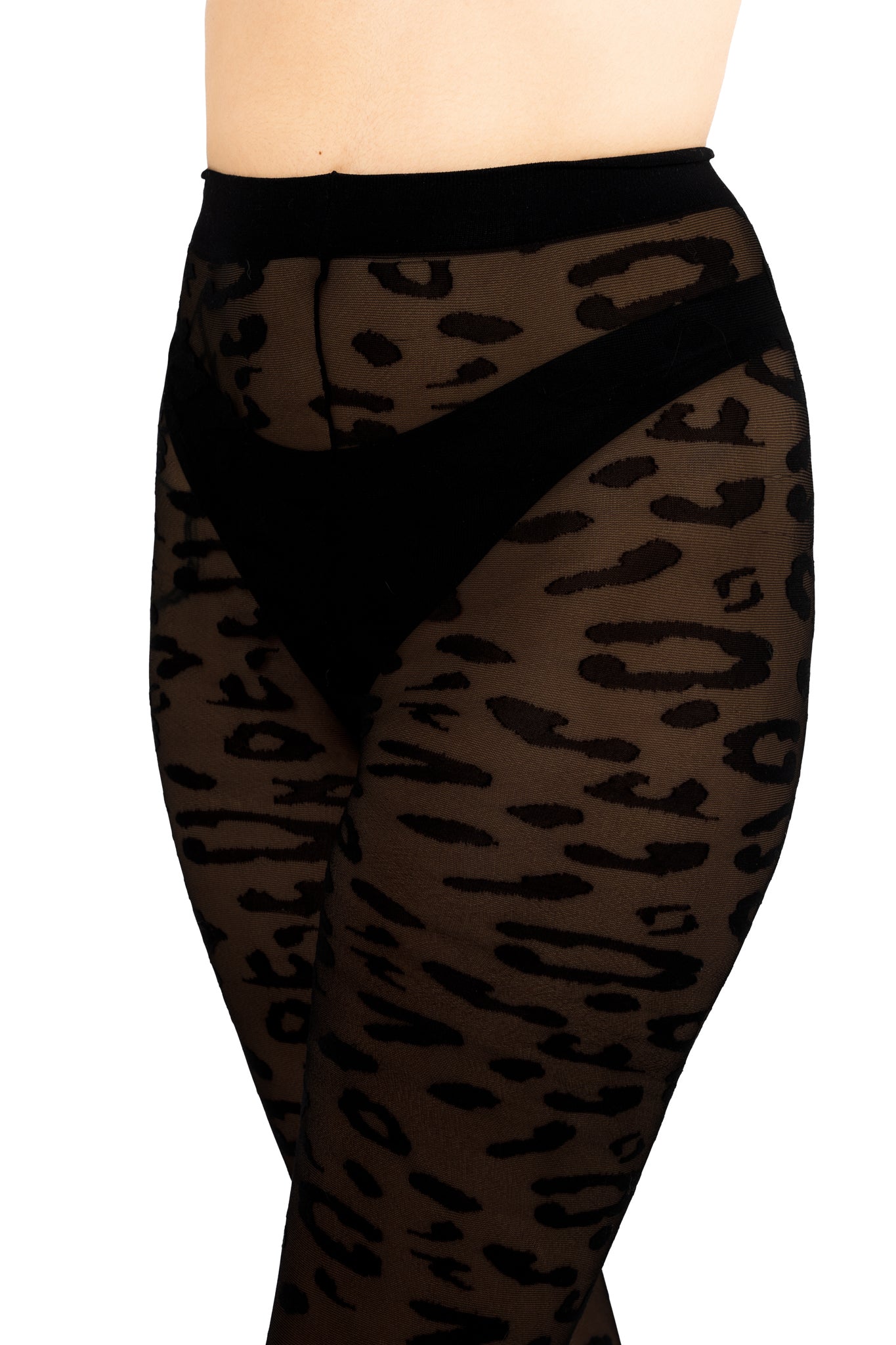 Recycled Cheetah Patterned Tights