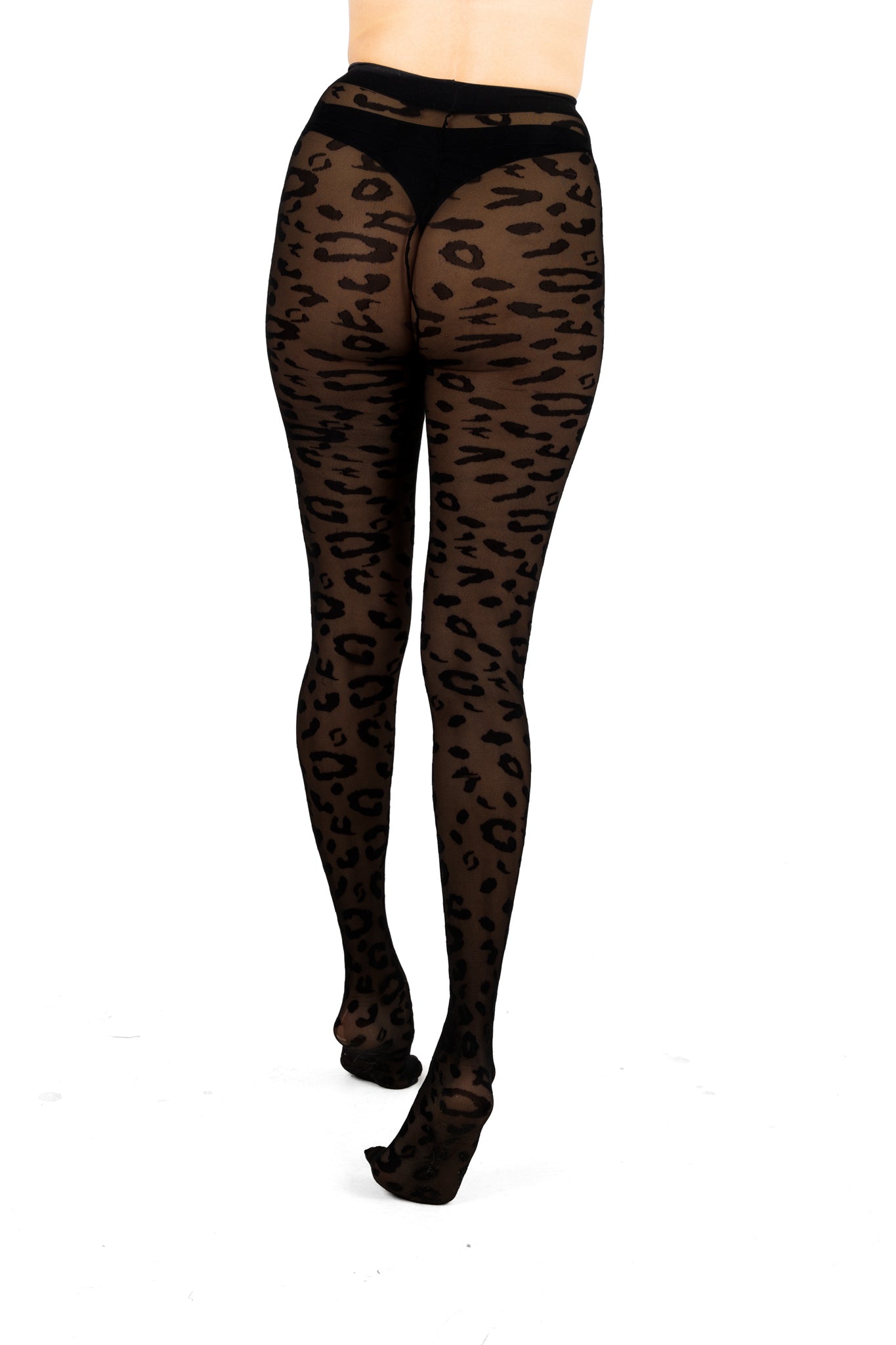 Recycled Cheetah Patterned Tights